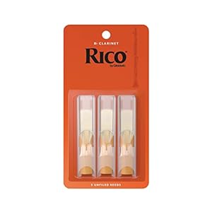 Rico RCA0315 Bb Clarinet Reeds – Reeds for Clarinet – Thinner Vamp Cut & Unfiled for Ease of Play, Traditional Blank for…