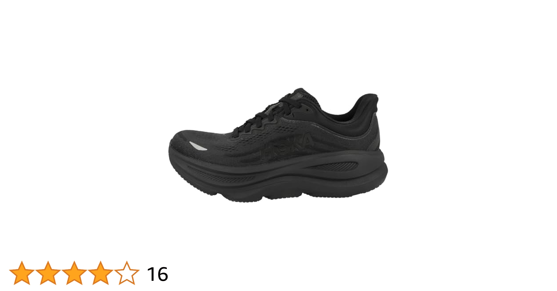 【新品】HOKA ONE ONE ボンダイ9 ブラック24.5 HOKA BONDI 9 BLACK / BLACK（ホカ ボンダイ 9-ブラック