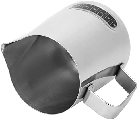 Gravy Boat Set Milk Froth Pot, Barista with Handmade Cream Latte, Stainless Steel Espresso Milk Froth Pot, Milk Pot 600ml Gravy Bowl
