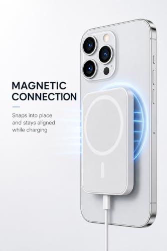 Image of 4BT Magnetic Wireless Charger Compatible with MagSafe, Snap-On Align and Charge