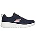Skechers Women's Go Walk Joy Violet Sneaker, Navy/Pink, 8
