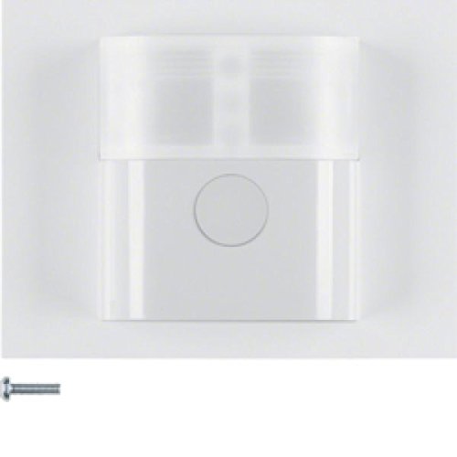 Enjoliveur détecteur de mouvement Hager Berker K.1 blanc polaire pour mécanisme infrarouge IR
