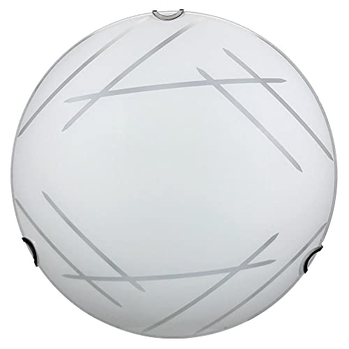 E-ENERGY Letizia Lampada Plafoniera 2 Lampadine E27 40 Cm Tagli