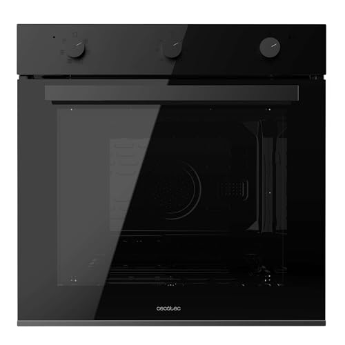 Cecotec Horno Integrable Multifunción De 70 L Bolero Hexa M236000 Dark Inox Time. Horno Equipado Con 6 Funciones, Steam Assist, Limpieza Fácil Con Vapor, Puerta Fría Y Eficiencia A