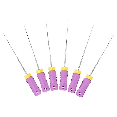 Xux 6Pcs/Pack Endo Hand Use K-File Stainless Steel Endodontic Files #10 Endo Rotary Files 21Mm/25Mm thumb #7