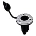 Perko 1045P0SDP 2-Pin Plug-in Type Base, Stainless/Black