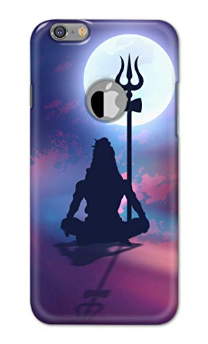Image of Printed Hard Back Cover Case for Apple iPhone 6 Logo | iPhone 6S Logo Back Cover (Lord Shiva) -1302