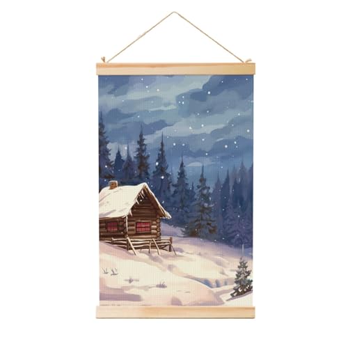Toile amusante de cabane dans les bois : réveillez vos souvenirs d'enfance au salon