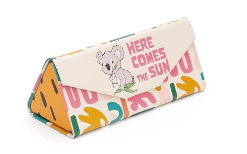 NICI Koala Plegable PU 16x6,5 x6,5cm Colorido-Resistente rígida, práctica Funda para Gafas para niños y Adultos, Color (61734)