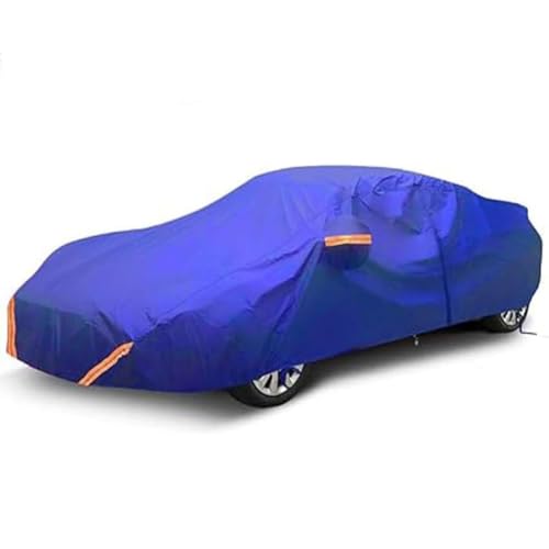 THNIKK Funda Coche para Ford Mondeo MK5 2015-2023, Las Cuatro Estaciones Lona Impermeable Transpirable Todo Clima contra Prueba Polvo Anti-UV Exterior Funda Protectora,Blue