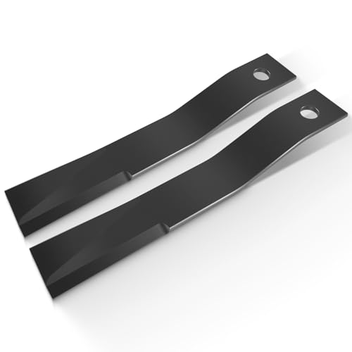Yoursme for Bush Hog Blades 7556 2PCS Replacement Blades for Bush Hog Rotary Cutter Compatible with Models 7556BH WP7556 12512907 CCW Rotation 27-3/4 Length 1/2 Thick 2 Blades Set