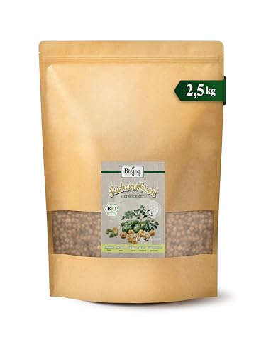 Biojoy Garbanzos Secos Orgánicos (2,5 kg), enteros y sin sal
