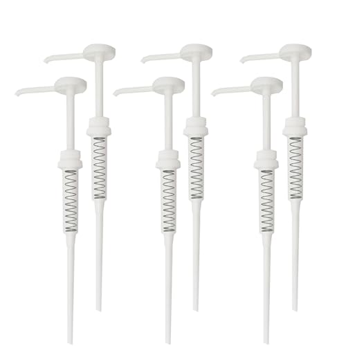 Pacific Pelican Heavy-Duty Gallon Pump Dispenser, 38/400, 30ML Dispense, 11-1/4" Dip Tube – Fits Standard Gallon Bottles - Dispenser for Soap, Shampoo, Lotion (6)