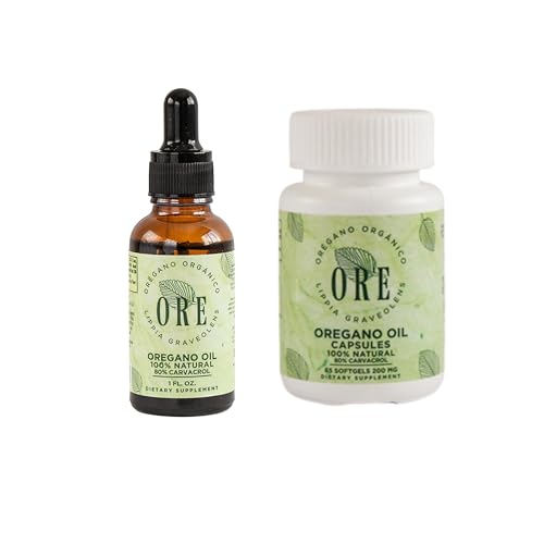 ORE Oregano Oil Kit – Liquid Drops 1 oz (80%