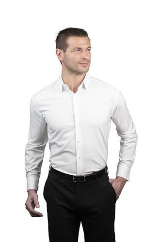 Ben Sherman Slim Fit Long Sleeve Button Down Dress Shirts for Men - Wrinkle Free Long Sleeve Shirt Mens Formal 4-Way Stretch3
