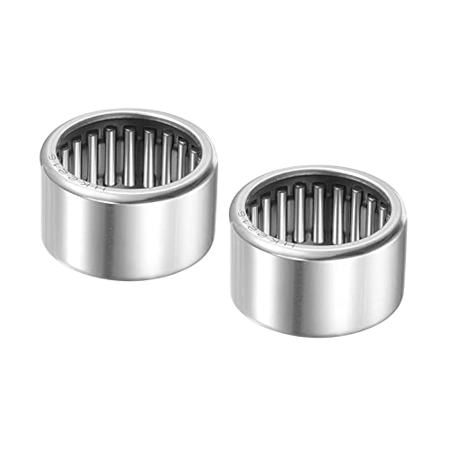 Kozelo 2 Stück HK2216 Nadel Roller Lager - [22mm x 28mm x 16mm] Offene Ende für Getriebe Benutzen Chromstahl Rollen