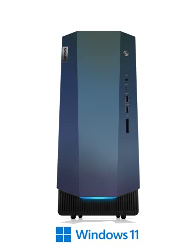 Lenovo IdeaCentre Gaming 5 Desktop-PC (AMD Ryzen 5 5600G, 16GB RAM, 512GB SSD, NVIDIA GeForce GTX 1660 SUPER, WiFi, Windows 11 Home) schwarz + Tastatur + Maus schwarz - Image 3