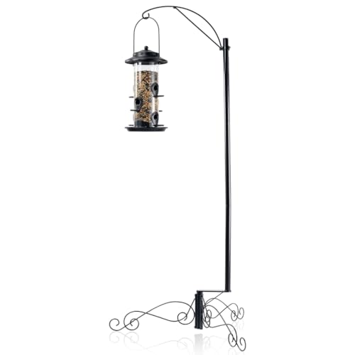 HOHIYA Support de cage à oiseaux de 154 cm, crochet de berger à suspendre pour animal de...