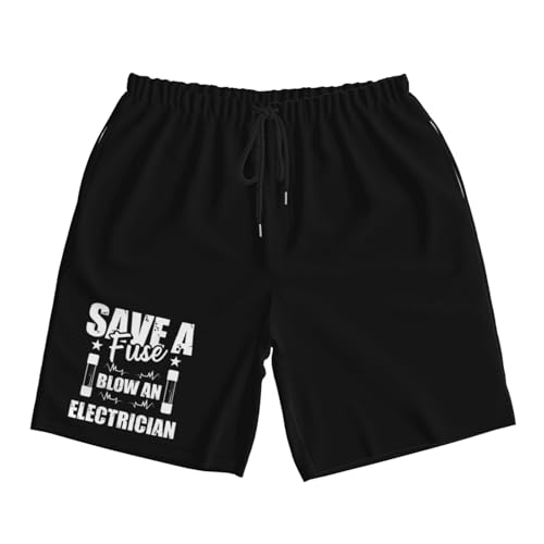 Save Fuse Blow an Electrician Mens Swim Trunks Quick Dry Board Shorts 7