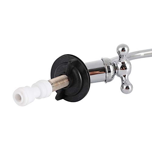 TOPWAY Drinking Water Tap Stainless Steel Swan Neck Kitchen Sink Tap Faucet Single Lever 360° Swivel Fits All Water Filter Systems and Reverse Osmosis Systems 716141