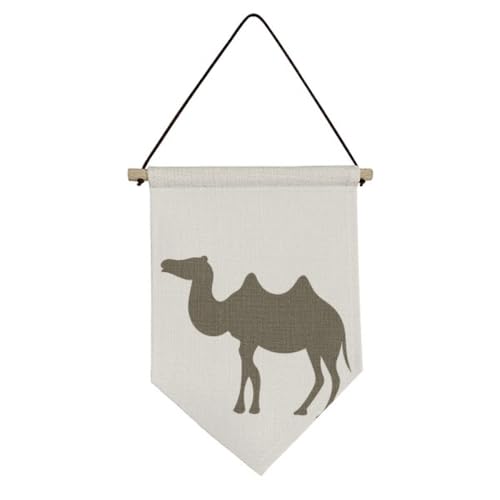 Drapeau en toile suspendre animal mignon pour chambre enfant et salon
