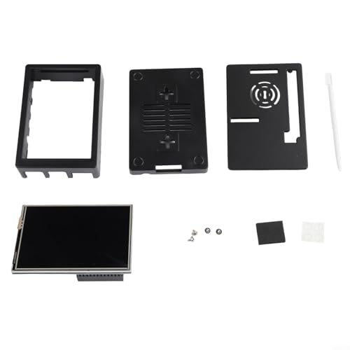 Monitor TFT LCD de 3,5 pulgadas con carcasa para Raspberry Pi 4B/3B+/3B/2B/B+/A+, resolución de 480 x 320 píxeles, pantalla táctil resistiva, interfaz SPI, para RASPBIAN Ubuntu