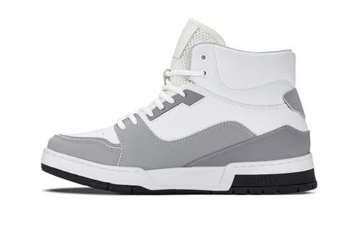 Image of CALTO Men's Invisible Height Increasing Elevator Shoes - Lace-up Sporty High Top Sneakers - 3 Inches Taller
