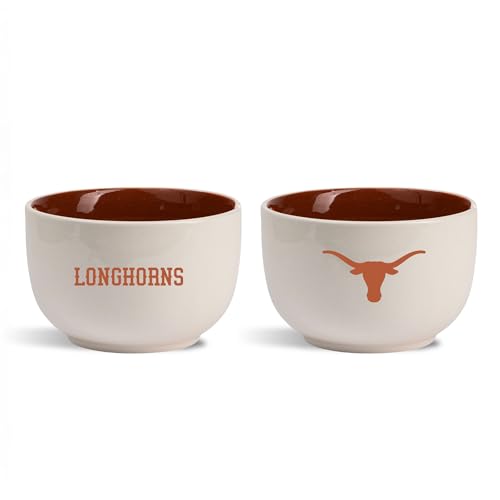 The Memory Company Officially Licensed 2-Pack Team Logo Ramen Bowl, University of Texas