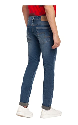 Image of Spykar Men's Rover Regular Fit Mid Rise Casual Jeans