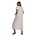Miss Elaine Tricot Nightgown, Long Sleep Dress With Comfortable Lightweight Fabric, Flutter Sleeves (Medium, Pink)