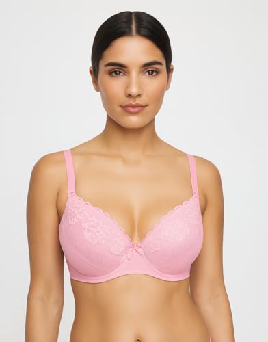 Image of Viola's Secret 6 Pack of Color Print T-Shirt Bras B Cup C Cup and D Cup