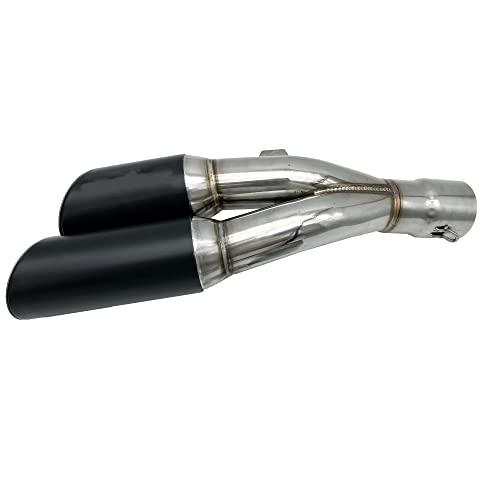 Tuyau d'échappement moto universel 51mm silencieux double avec Db Killer pour BMW S1000RR inox