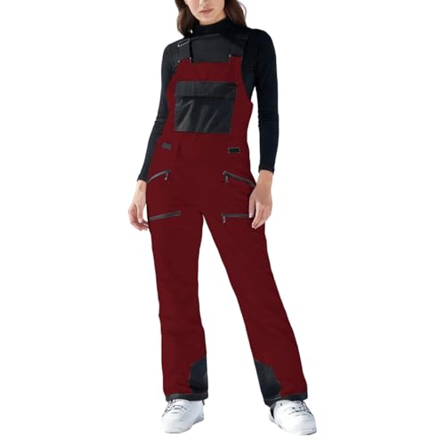 Combinaison de ski femme imperméable et coupe-vent pour rester au chaud sur les pistes