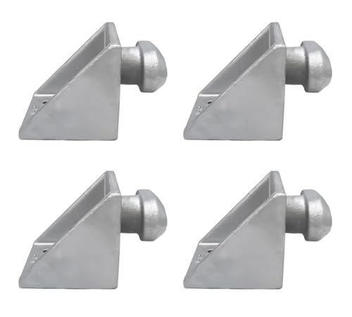 Image of Mytee Products Shipping Containers Side Twist Lock - Hot Dipped Galvanized Steel - Used for Connecting Containers Placed into Position (4 Pack)