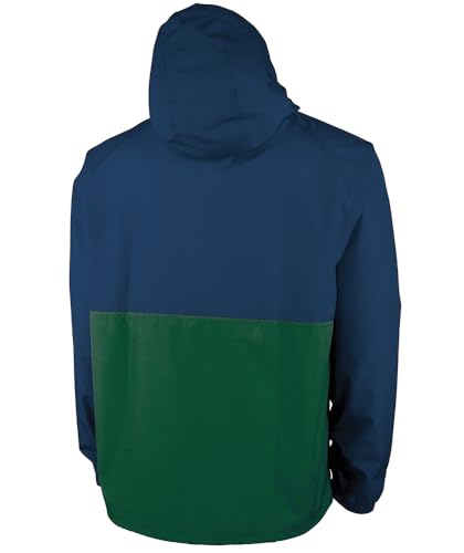 Image of Charles River Apparel Unisex Pack-n-go Windbreaker Pullover Hooded Jacket