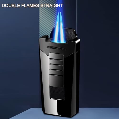 Encendedor con Doble Llama, Ajustable y Rompevientos miniatura 3