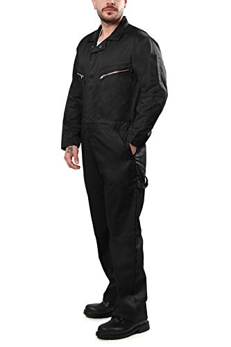 Kolossus Pro-Utility Cotton Blend Long Sleeve Coverall with Zippered Frontal Pockets