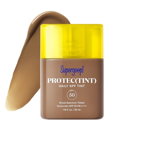 Supergoop! Protec(tint) Daily Skin Tint SPF 50 - 40W - Light, Buildable Coverage for Immediately Smooth, Even-Looking Skin - Natural Finish