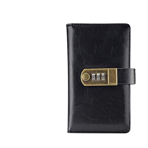 Journal intime en cuir bleu A6 avec code le cadeau d'affaires - 2