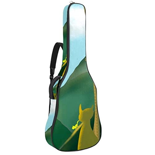 Housse de protection imperméable pour guitare acoustique Motif chat de forêt Épaisseur 1 cm, Multicolore 06, 42.9×16.9×4… - Les Beatles, Paul McCartney, John Lennon, RIngo Starr, George Harrison Housse de protection imperméable pour guitare acoustique Motif chat de forêt Épaisseur 1 cm, Multicolore 06, 42.9x16.9x4…