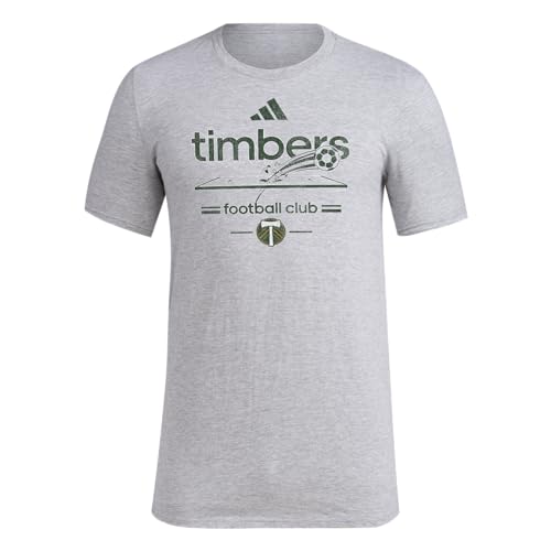 T-shirt Portland Timbers vintage à manches courtes d'avant-match pour homme léger