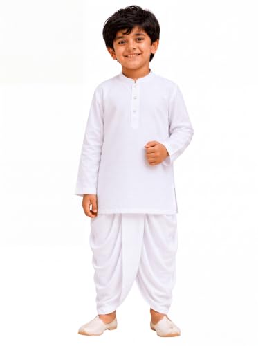 Image of Kids Dhoti Kurta Set for Boys Traditional Ethnic Wear