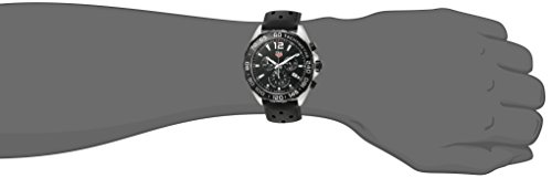 TAG Heuer Men's 'Formula 1' Swiss Quartz Stainless Steel and Rubber Dress Watch, Color:Black (Model: CAZ1010.FT8024)