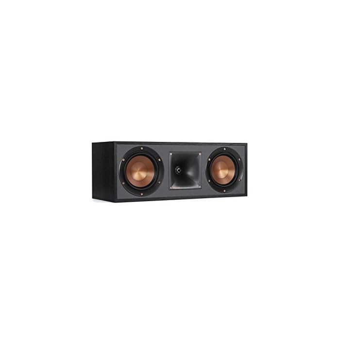 Klipsch R52C Powerful detailed Center Channel Home Speaker Black