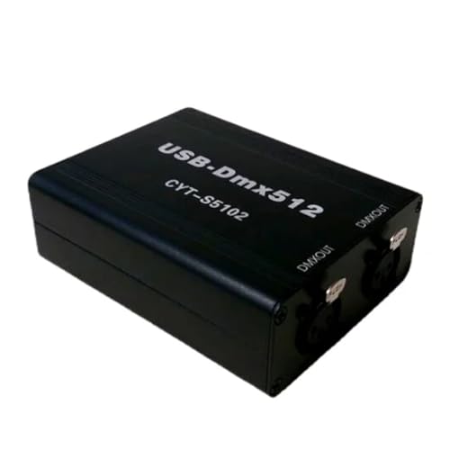 Controlador USB- IluminacióN de Escenario Controlador DMX512 Compatible con MA OnPC Freestyler+3D...