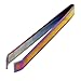 Flat Fish-Bone Tweezers with Wide Tip (Multicolored)