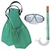 Produktbild C&C Set Maske Flossen Schnorchel 7  14 Jahre Meer Schwimmbad Schwimmen Sub Geschenk bes199