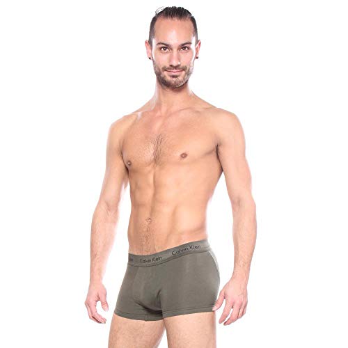 Image of Calvin Klein Cotton Stretch 3 Pack Low Rise Trunks