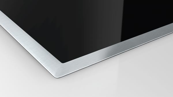 Technical drawing showing the dimensions of the Neff MR 1342 N hob and the required countertop cut-out