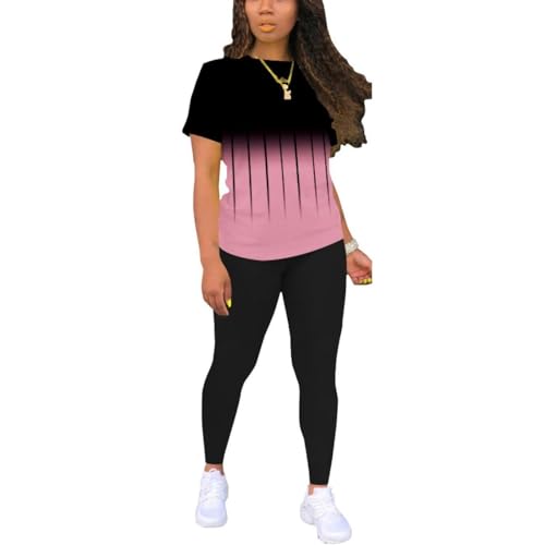 Image of Nimsruc Workout Sets For Women 2 Piece Outfits Sexy Summer Sweatsuits Jogging Suits Casual Bodycon Tracksuits